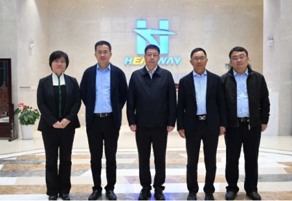 嶗山區(qū)委書記張元升一行到海德威走訪調研